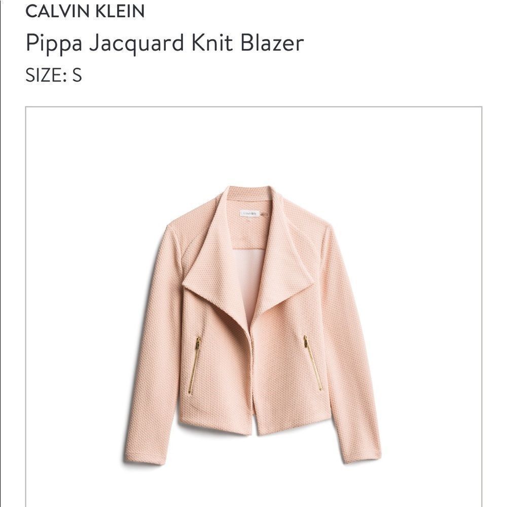 Calvin Klein Pippa Jacquard Knit Blazer